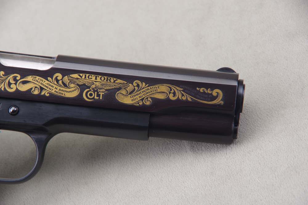 1981 Colt 1911 John Browning Commemorative 45 ACP 5'' Blue 99%+-img-8
