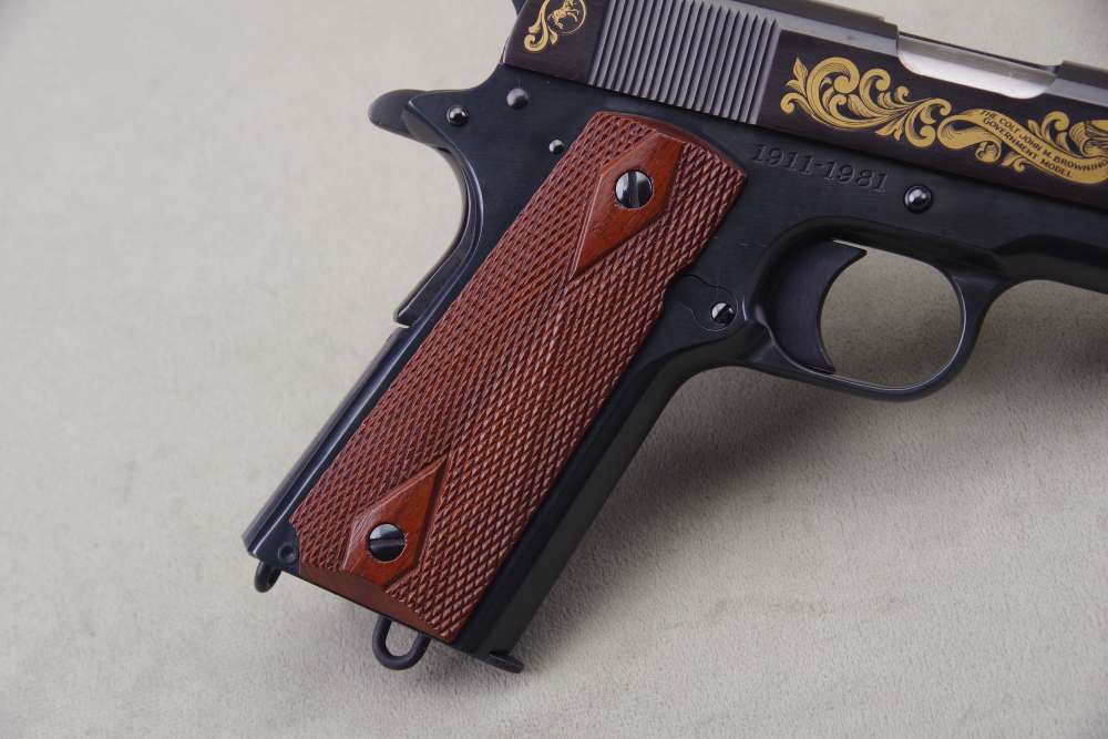 1981 Colt 1911 John Browning Commemorative 45 ACP 5'' Blue 99%+-img-11