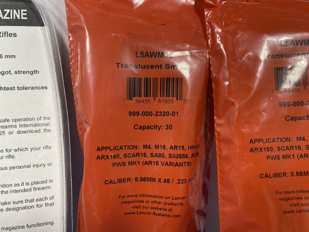 (4) Lancer/Bushmaster 30Rd .223/5.56 AR-15 Magazines *HYBRID CONSTRUCTION*-img-8