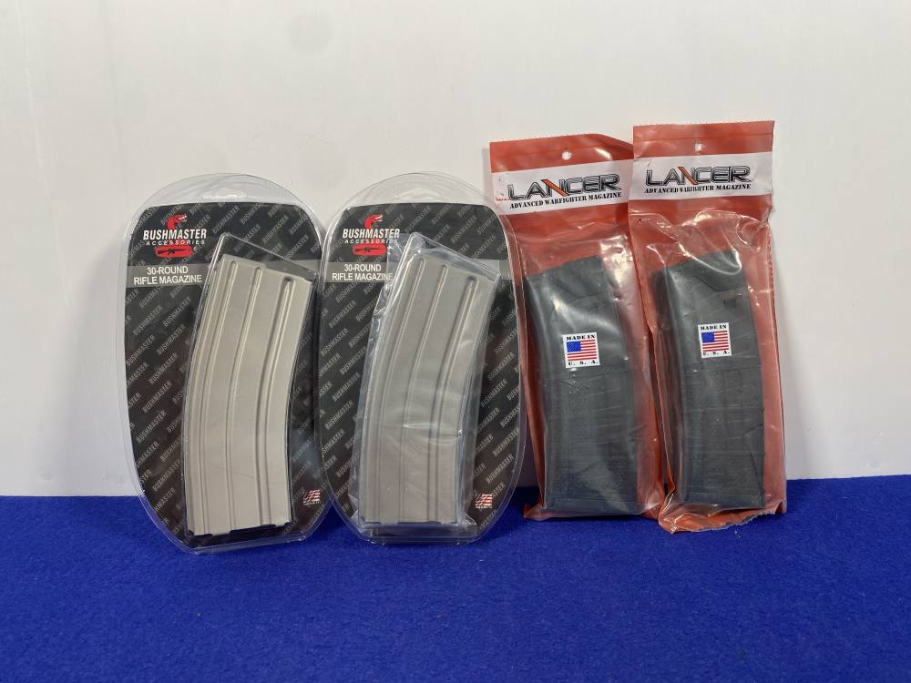 (4) Lancer/Bushmaster 30Rd .223/5.56 AR-15 Magazines *HYBRID CONSTRUCTION*-img-9