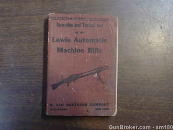 LEWIS MACHINE GUN MANUAL VINTAGE-img-0