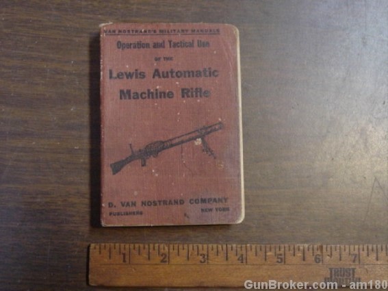 LEWIS MACHINE GUN MANUAL VINTAGE-img-7