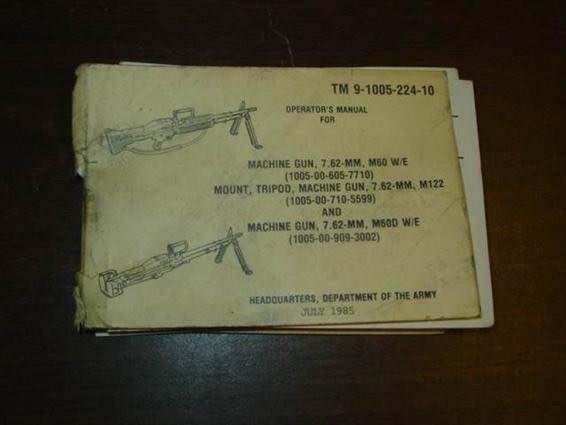 M60 MANUAL USGI WITH M60D AND M122 , ADDITION-img-0