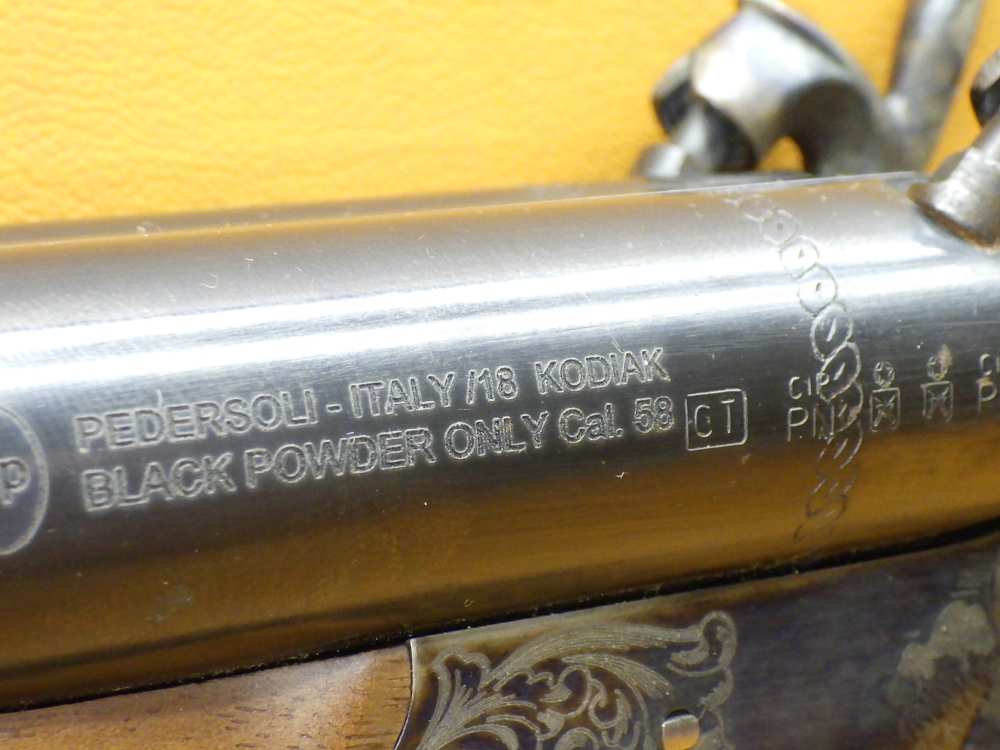 Pedersoli Kodiak Express MK VI .58 Cal 24"Bbl Percussion BP Side By Side -img-20