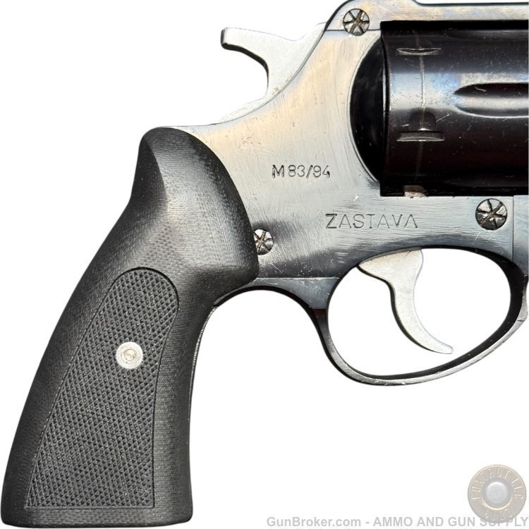 ZASTAVA M83 REVOLVER BLACK CHECKERED G10 GRIPS W/ HARWARE - BUY NOW-img-5