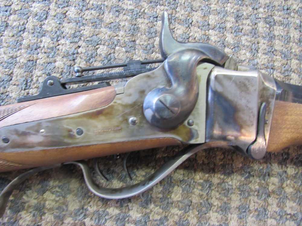 Garrett Arms Palmetto 1874 Sharps Sporting .50-70 UNFIRED 99% Tang Sight-img-12