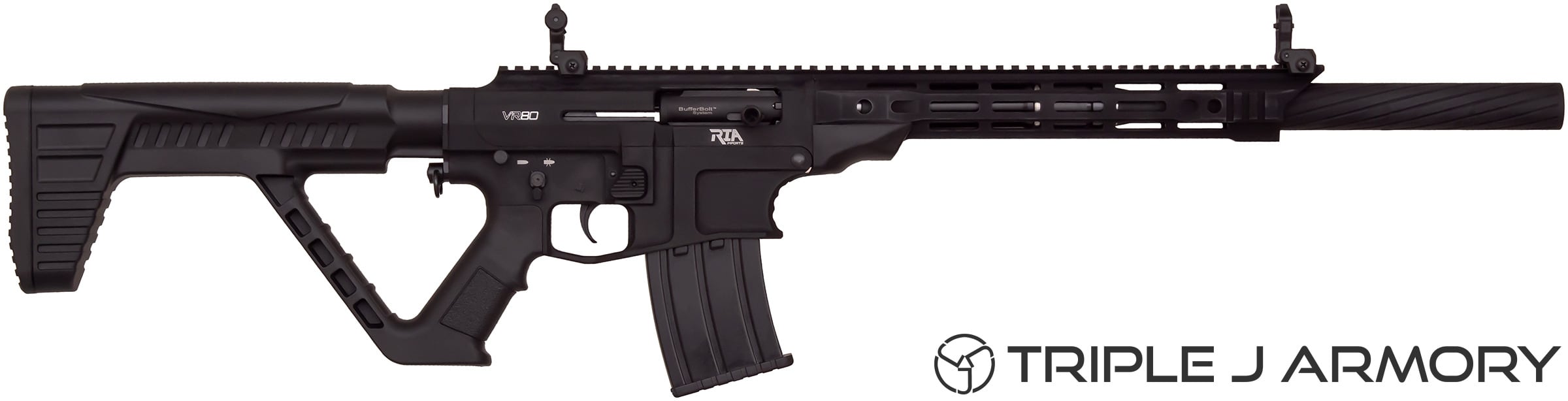 Armscor RIA Imports VR80CA 12 Gauge Shotgun VR80-CA Black-img-0