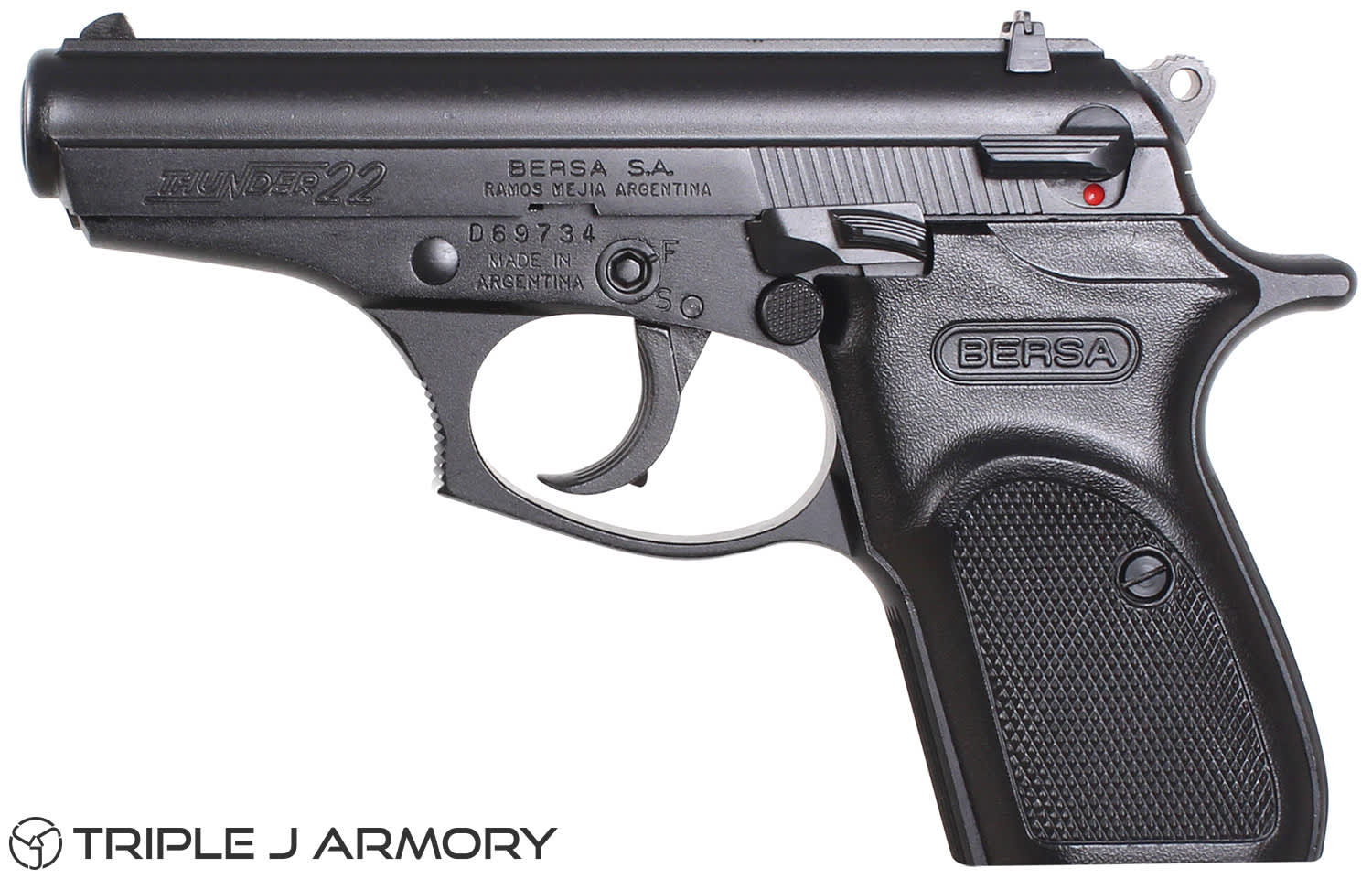 Bersa Thunder 22 .22 LR Pistol Compact T22M Black-img-2