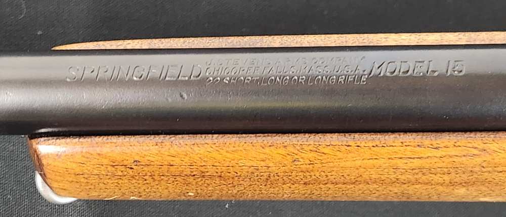 Stevens Springfield Model 15 Very Nice - 22" - 22lr - Used-img-12