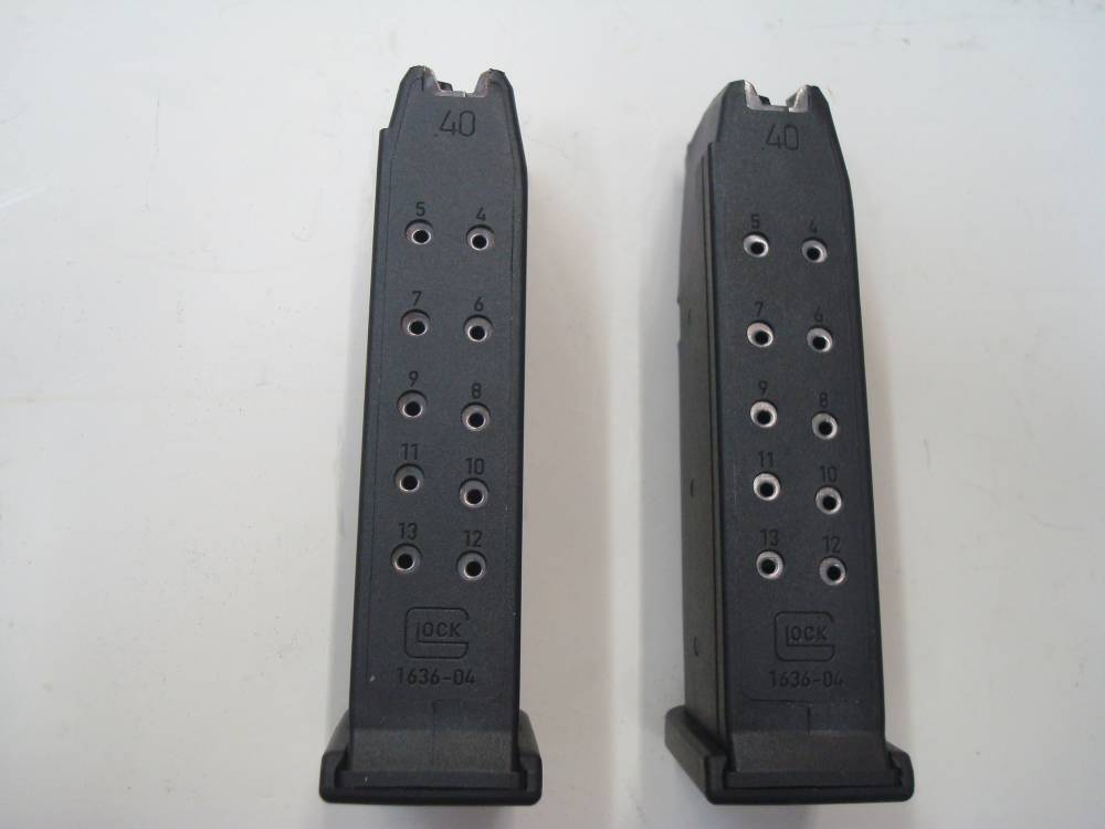 Glock Model 23/27 Mags (Qty of 2) .40 S&W - 13RND - Black - P/N MF23013 G4-img-0