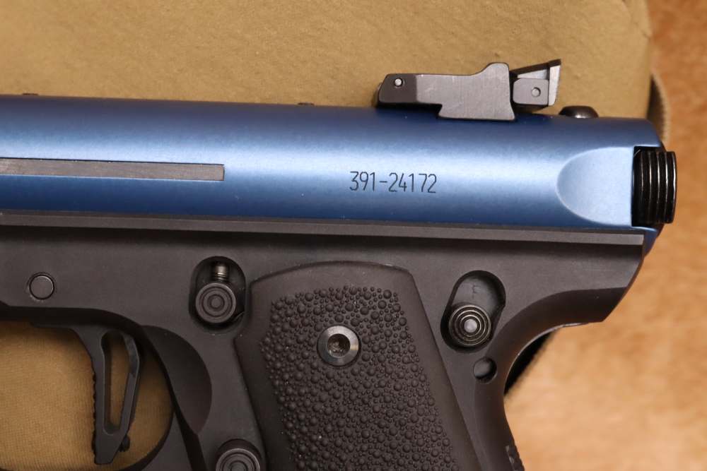 Ruger Mark III 22/45 Lite .22LR 4.4" Blue Semi-Automatic Threaded Pistol-img-8