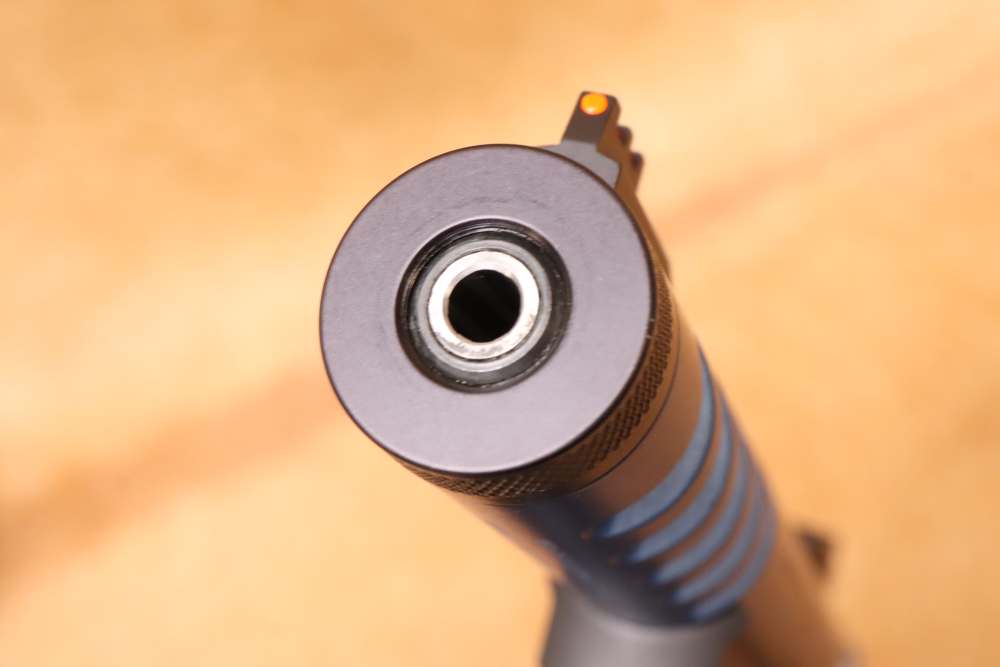 Ruger Mark III 22/45 Lite .22LR 4.4" Blue Semi-Automatic Threaded Pistol-img-21