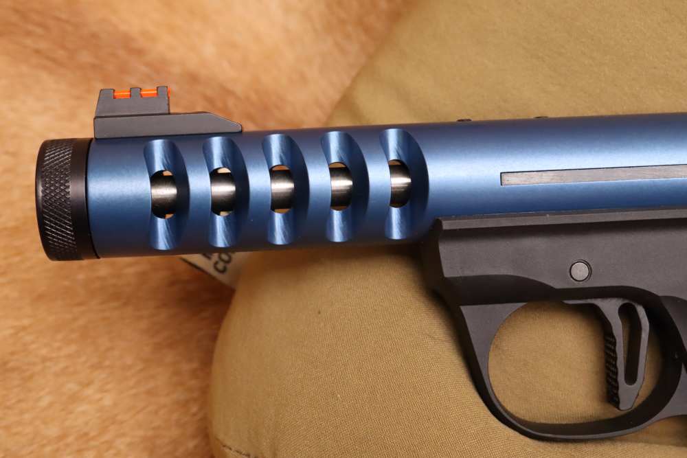 Ruger Mark III 22/45 Lite .22LR 4.4" Blue Semi-Automatic Threaded Pistol-img-9