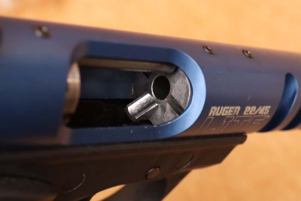 Ruger Mark III 22/45 Lite .22LR 4.4" Blue Semi-Automatic Threaded Pistol-img-25