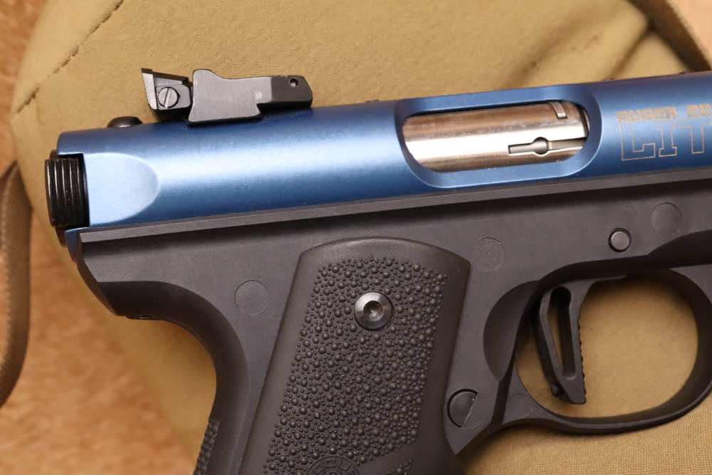 Ruger Mark III 22/45 Lite .22LR 4.4" Blue Semi-Automatic Threaded Pistol-img-3