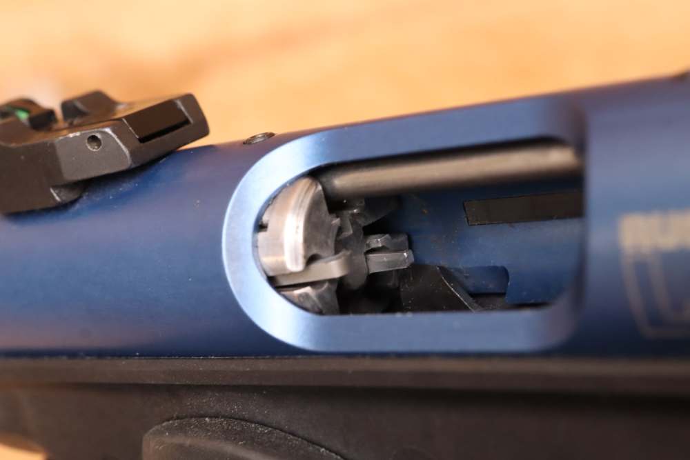 Ruger Mark III 22/45 Lite .22LR 4.4" Blue Semi-Automatic Threaded Pistol-img-24