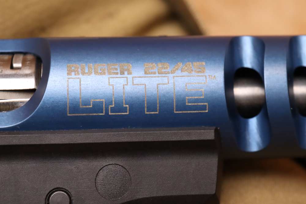 Ruger Mark III 22/45 Lite .22LR 4.4" Blue Semi-Automatic Threaded Pistol-img-5