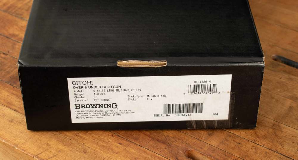  Browning Citori White Lightning .410 – 2025, 26”, SCREW-INS, AS NEW IN BOX-img-29