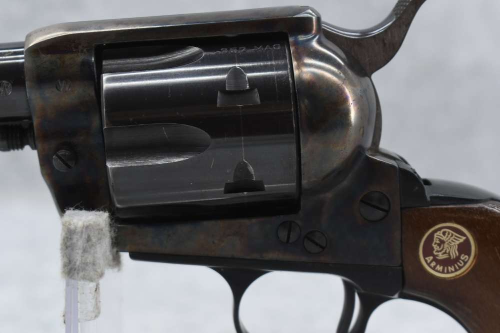 H. Weihrauch Arminius .357 Magnum 5.5" Case Hardened German Made Revolver-img-6