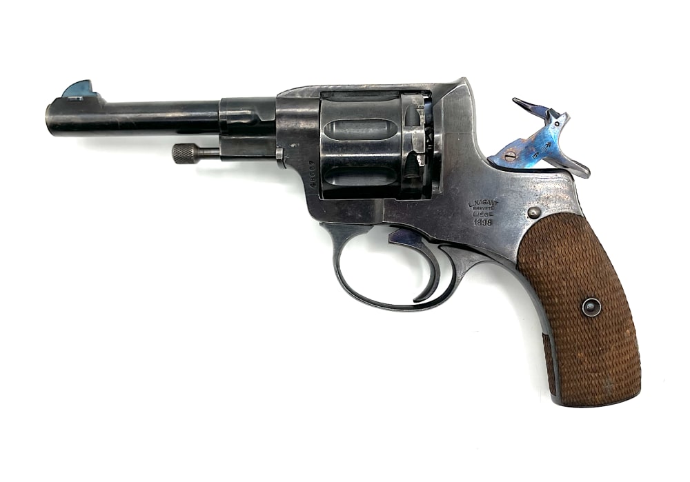 ANTIQUE Leon Nagant M1895 RARE BELGIUM Revolver (Nyet Russian) FREE AMMO-img-3