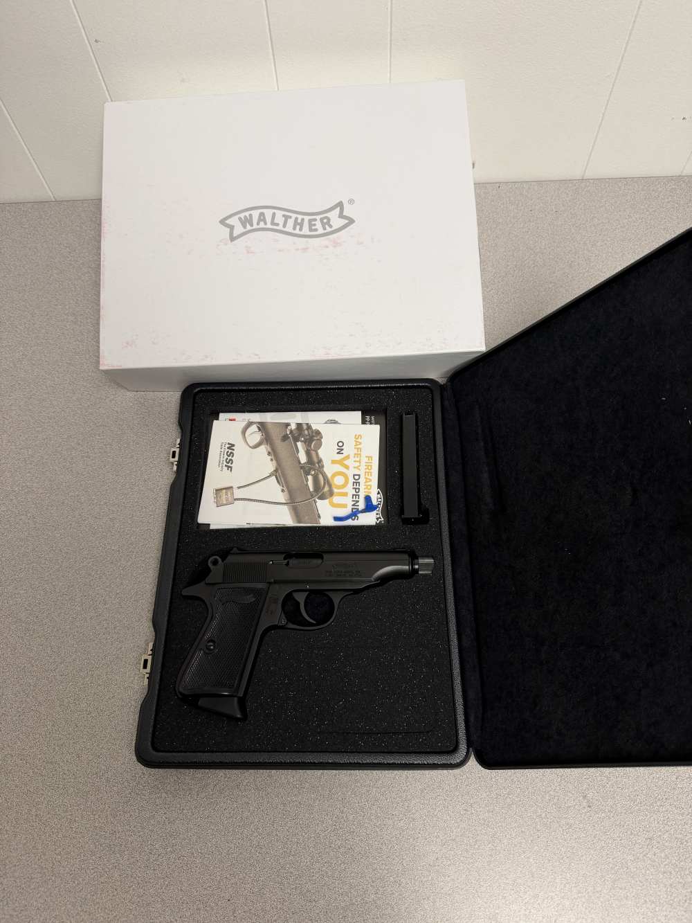 Walther PP SD, 32 ACP, Threaded Barrel, 3.90in, 8 Rd-img-0