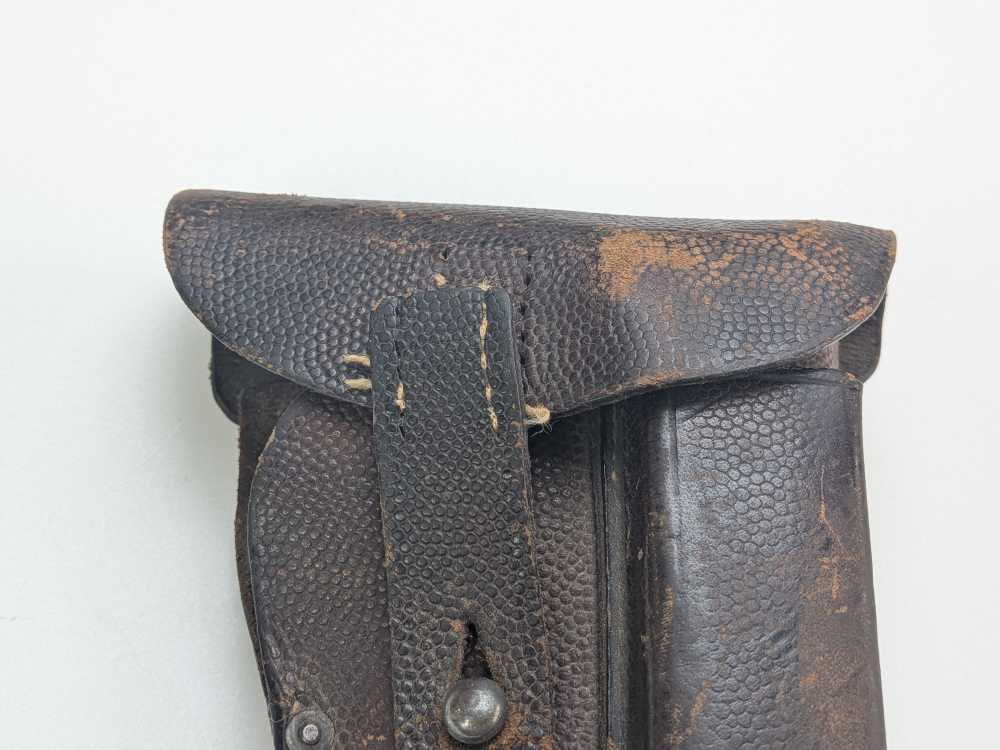 WW1 Imperial German Mauser 1914 Pebbled Holster, 1917 Dated.  #1888-img-3