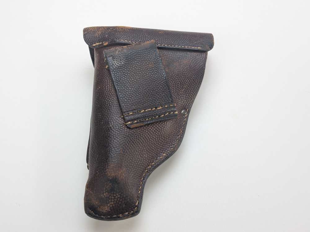 WW1 Imperial German Mauser 1914 Pebbled Holster, 1917 Dated.  #1888-img-6