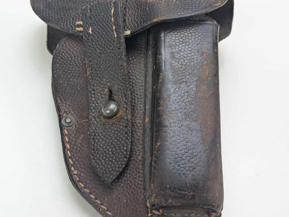 WW1 Imperial German Mauser 1914 Pebbled Holster, 1917 Dated.  #1888-img-2