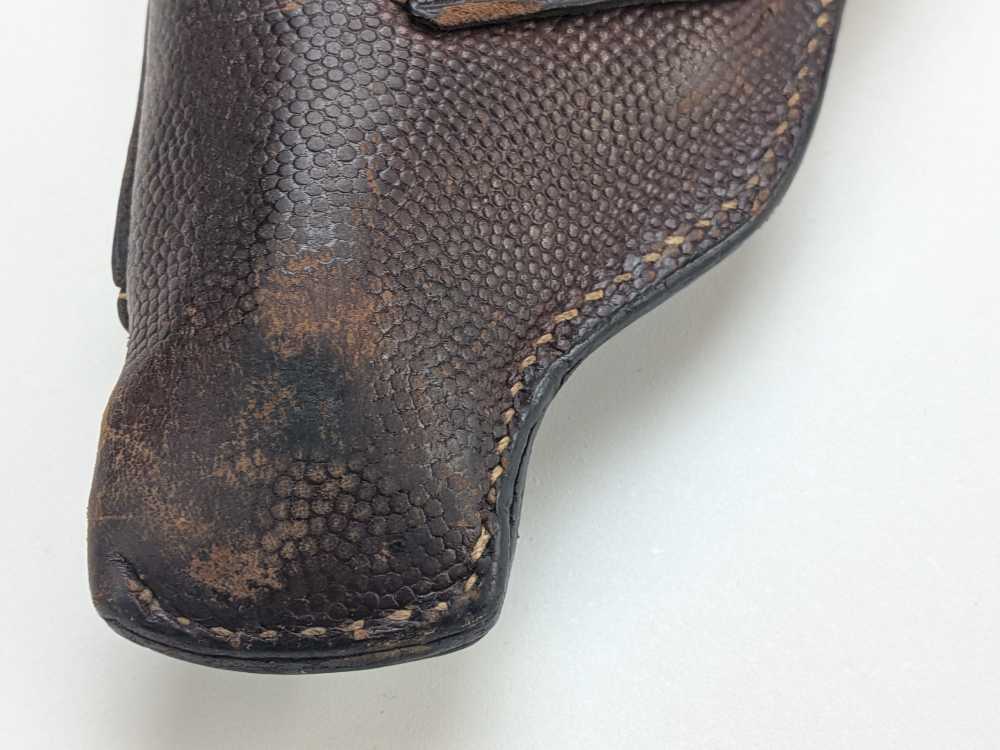 WW1 Imperial German Mauser 1914 Pebbled Holster, 1917 Dated.  #1888-img-7