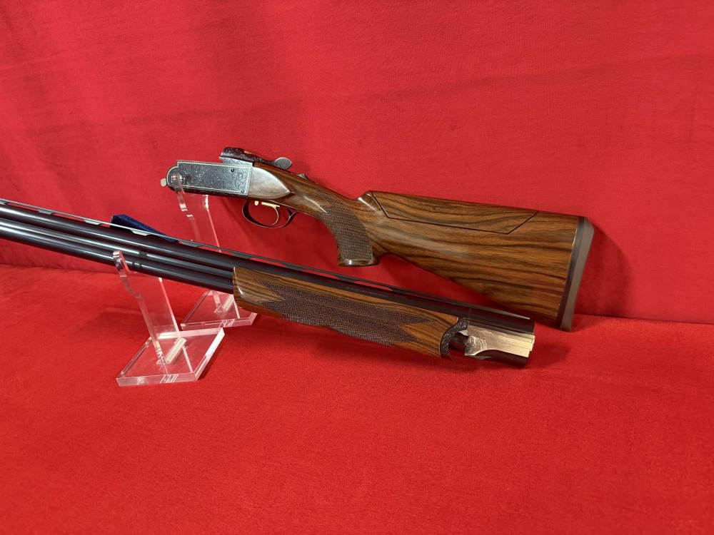 Krieghoff K-80 Gold Blued Super Scroll Parcour 32 inch -img-1