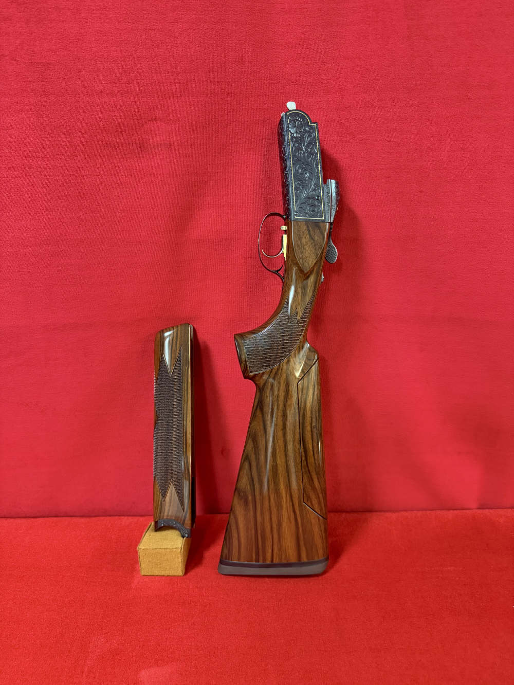 Krieghoff K-80 Gold Blued Super Scroll Parcour 32 inch -img-4