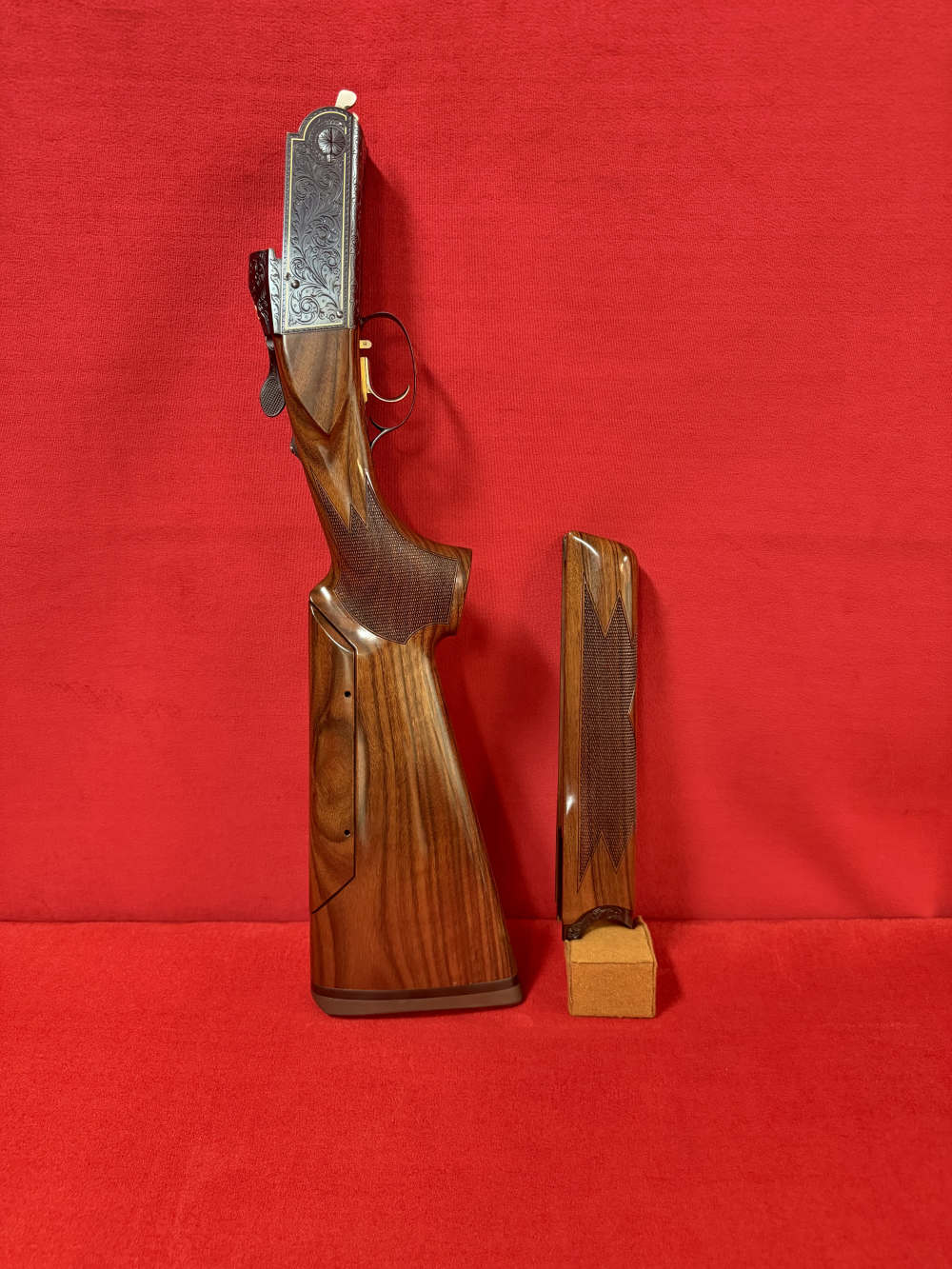 Krieghoff K-80 Gold Blued Super Scroll Parcour 32 inch -img-3