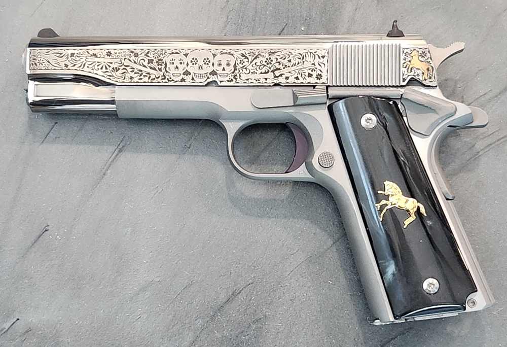 Colt 1911 Day of the Dead .38sup Limited Edition only 500 made-img-1