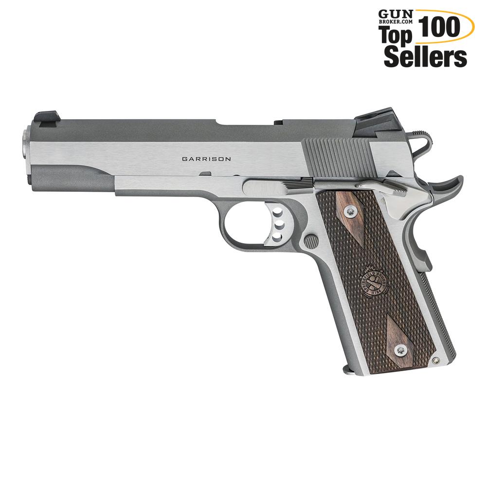 SPRINGFIELD ARMORY 1911 Garrison 45 ACP 5in 7+1rd Stainless Steel Pistol-img-0