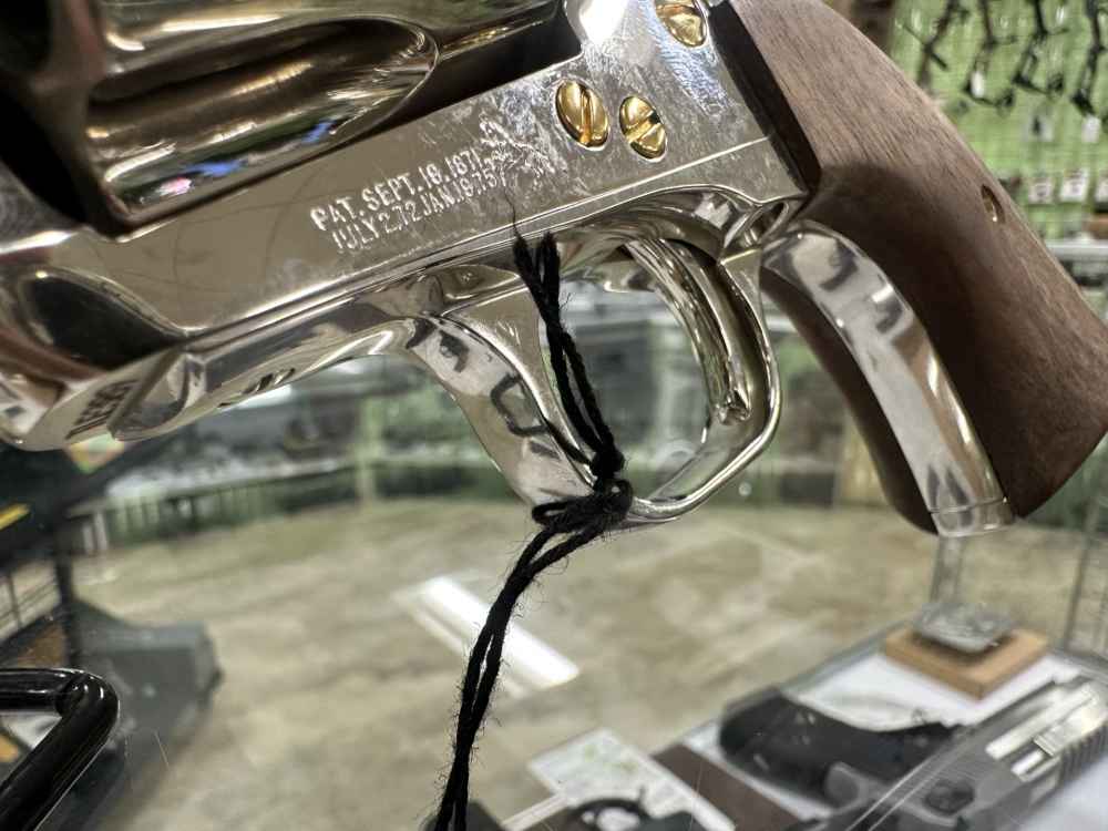 USED COLT SINGLE ACTION ARMY 45LC 5.5" 6RD WALNUT NICKEL P1850TLE-img-15