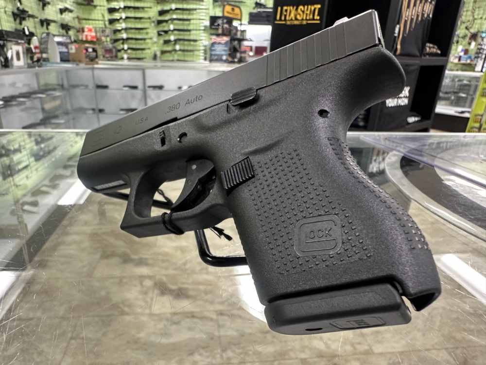 USED GLOCK G42 G3 380 ACP 6+1 3.25" BLACK  UI4250201-img-5