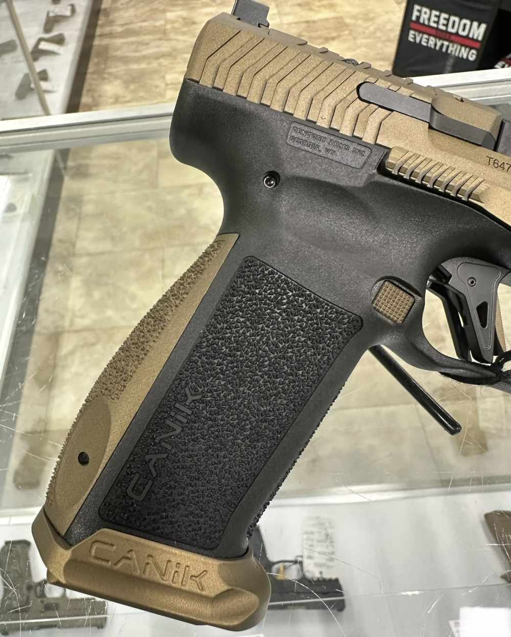 USED CANIK TTI COMBAT 9MM 4.6" BRONZE BLACK 21+1 OPTICS READY HG7854-N-img-8