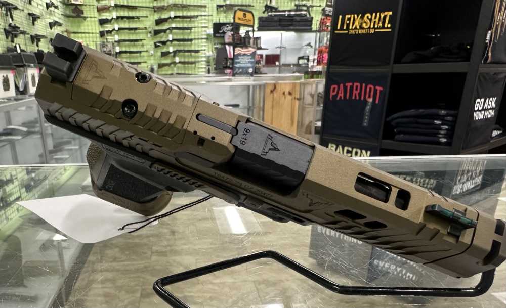 USED CANIK TTI COMBAT 9MM 4.6" BRONZE BLACK 21+1 OPTICS READY HG7854-N-img-4