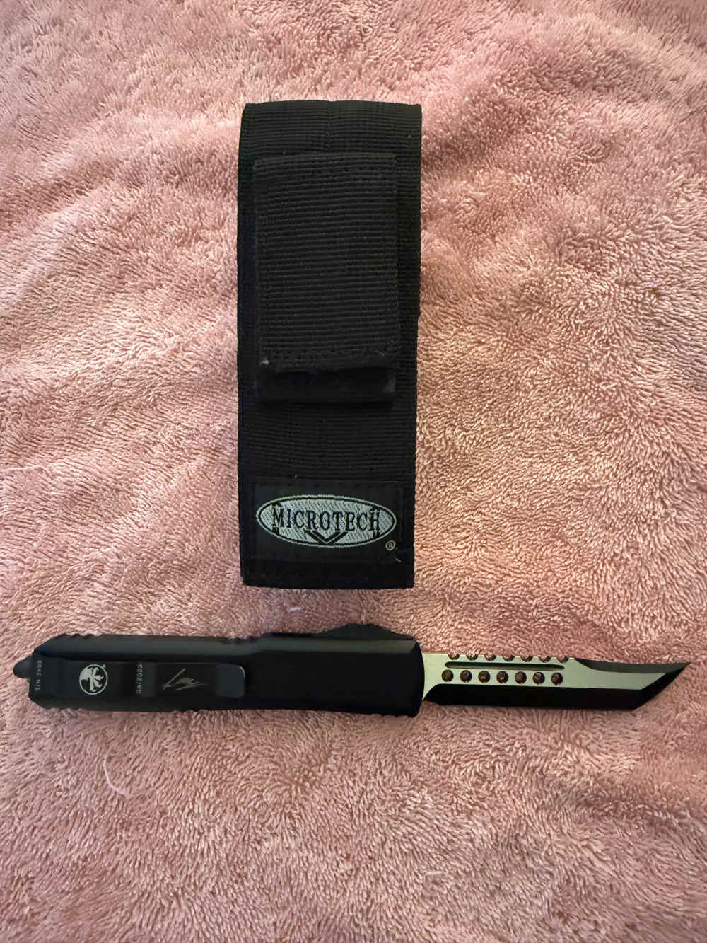 Microtech Signature Series Hellhound Ultratech T/E OTF Auto 119-1TS -img-1