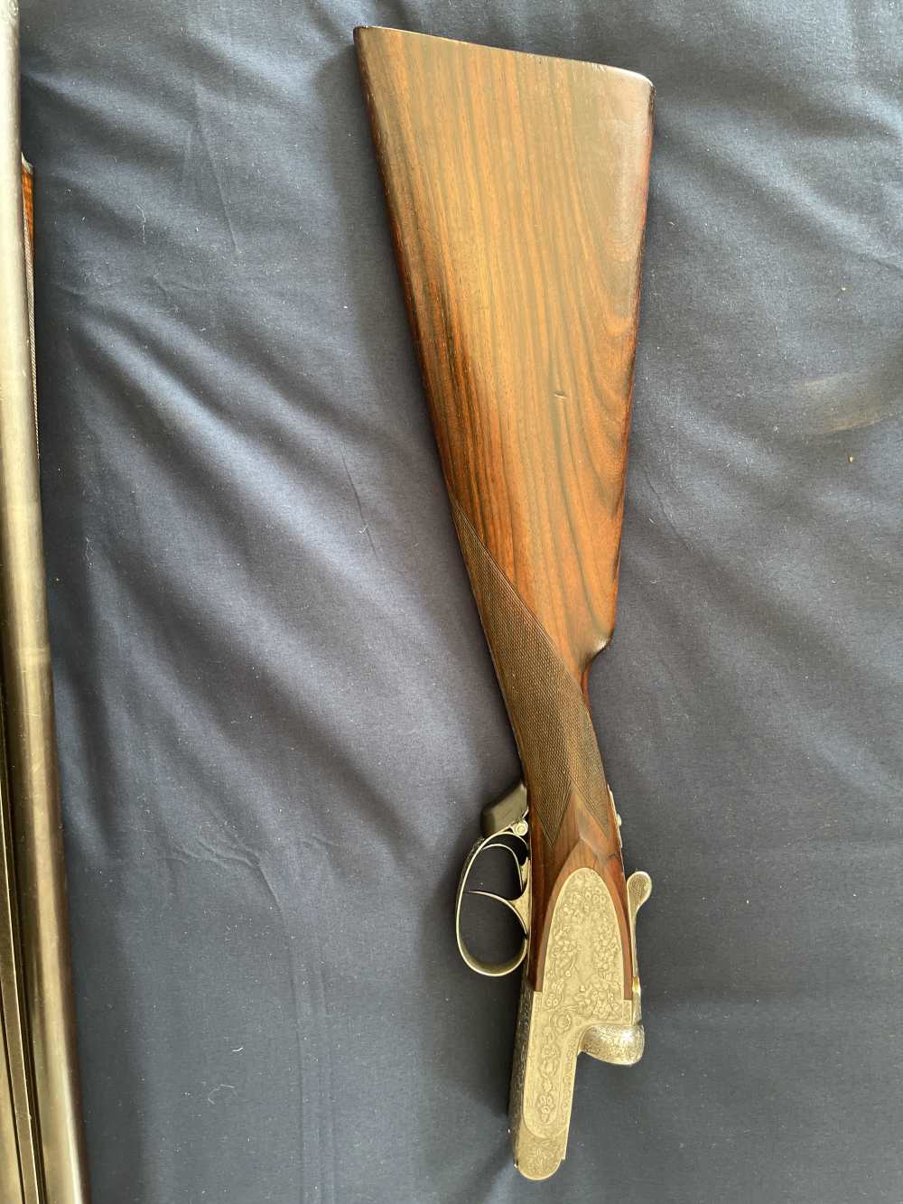 12 ga Auguste Francotte & Cie SxS sidelock wit continental all leather case-img-4