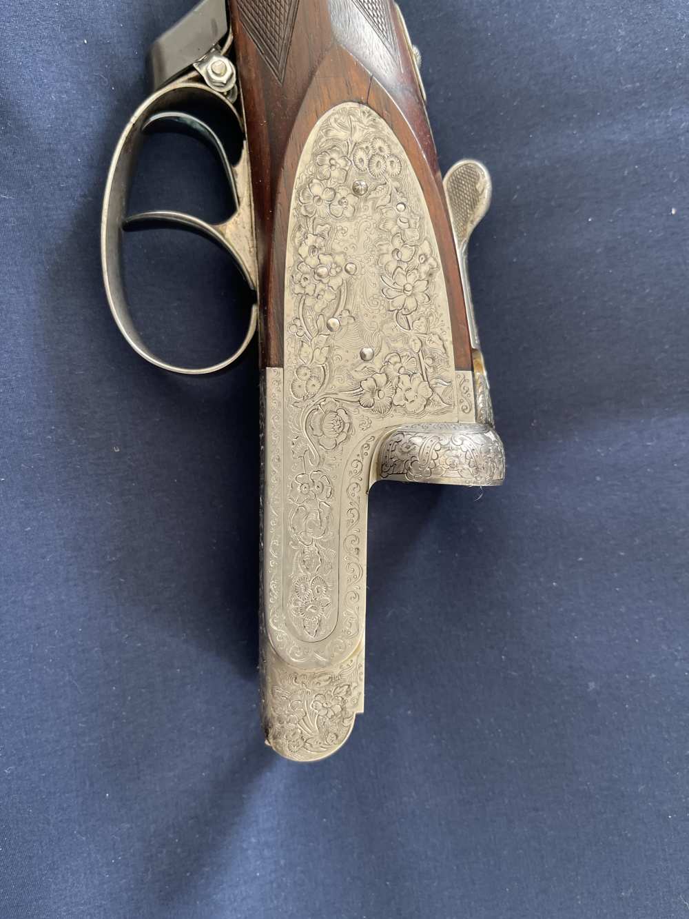 12 ga Auguste Francotte & Cie SxS sidelock wit continental all leather case-img-6