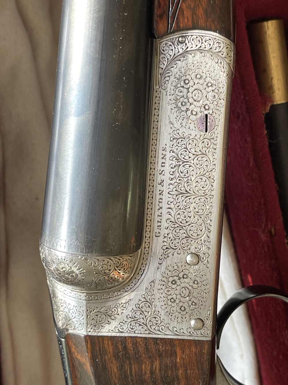 Gallon & Sons DG1 boxlock with right to left crossover stock-img-3