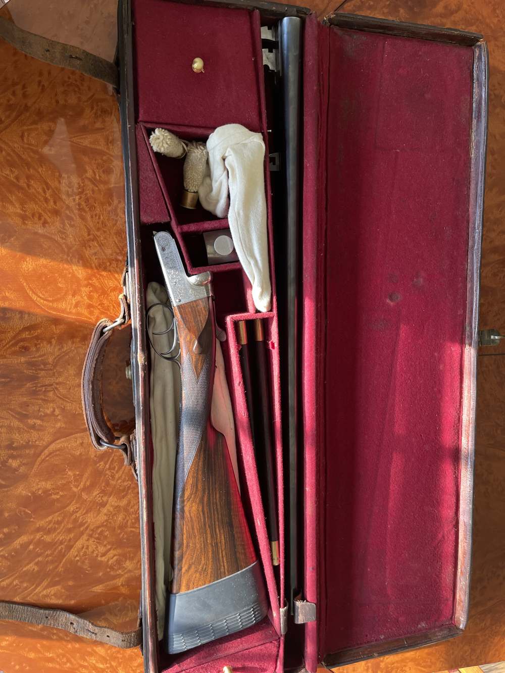 Gallon & Sons DG1 boxlock with right to left crossover stock-img-0