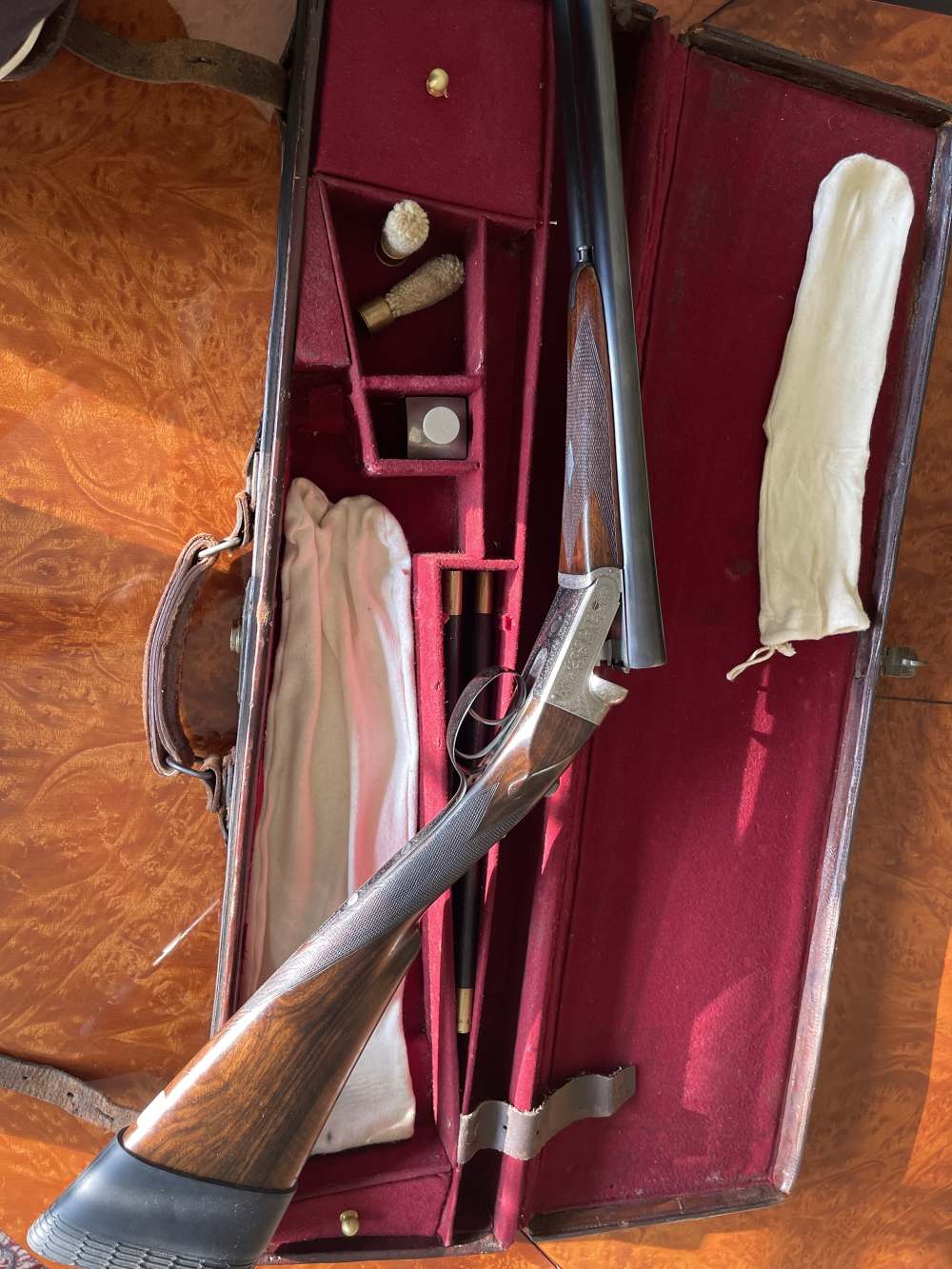 Gallon & Sons DG1 boxlock with right to left crossover stock-img-1