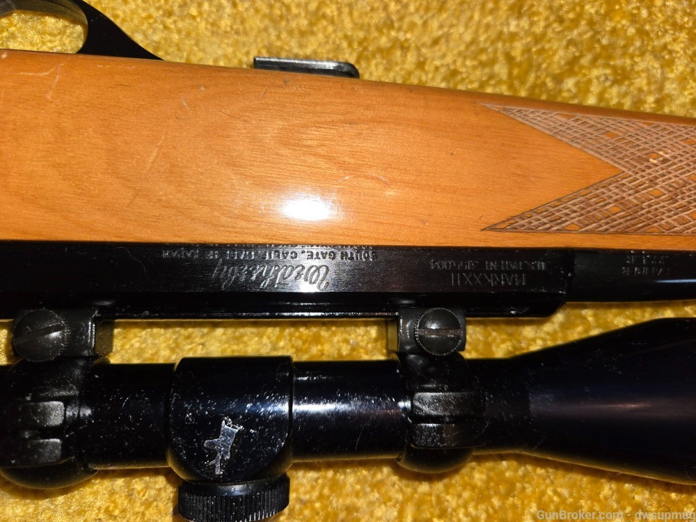 Weatherby Mark XXII 22lr semi auto rifle w/ tasco scope-img-1