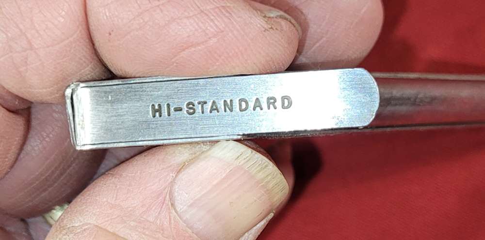 High Standard slant grip magazine plated 22 short original -img-3