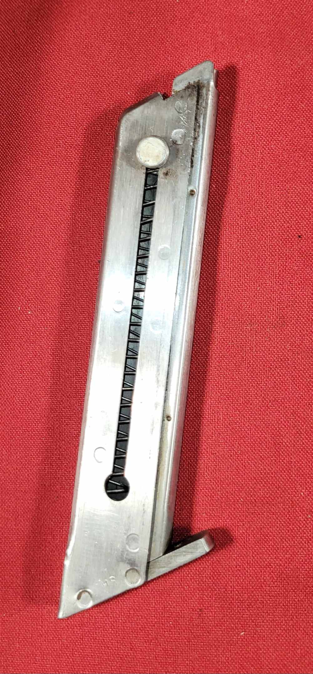 High Standard slant grip magazine plated 22 short original -img-0