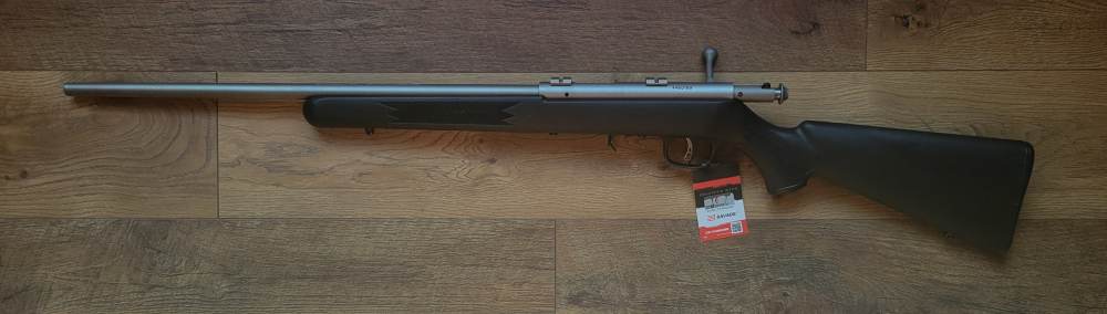 Savage Model 93R17 FSSNS – .17 HMR – Stainless/Synthetic-img-1