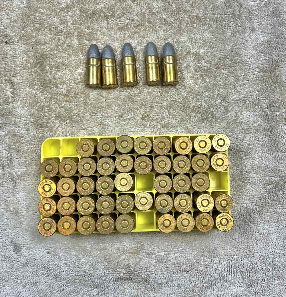 Vintage box of .455 colt webley revolver ammo-img-11