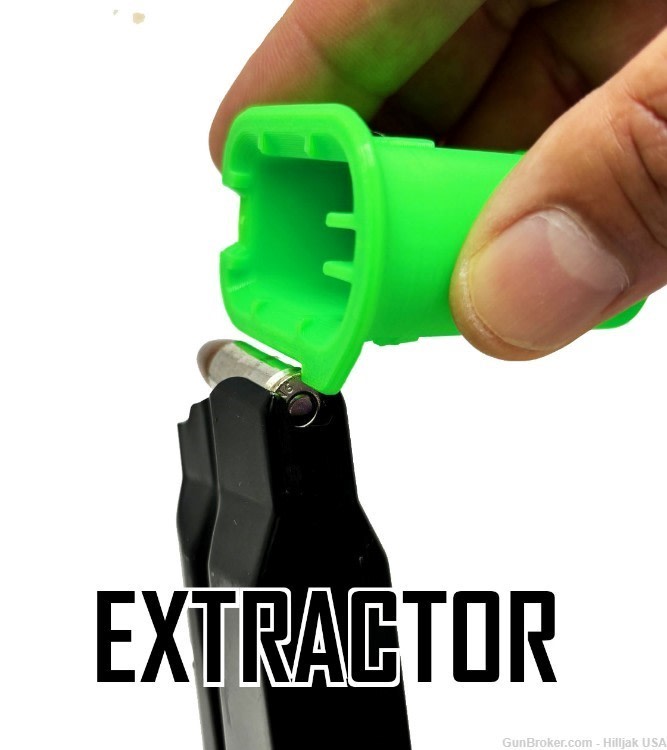 S&W M&P Bodyguard 2.0 Magazine Speed Loader Quickie Loader QL380M NeonGreen-img-1
